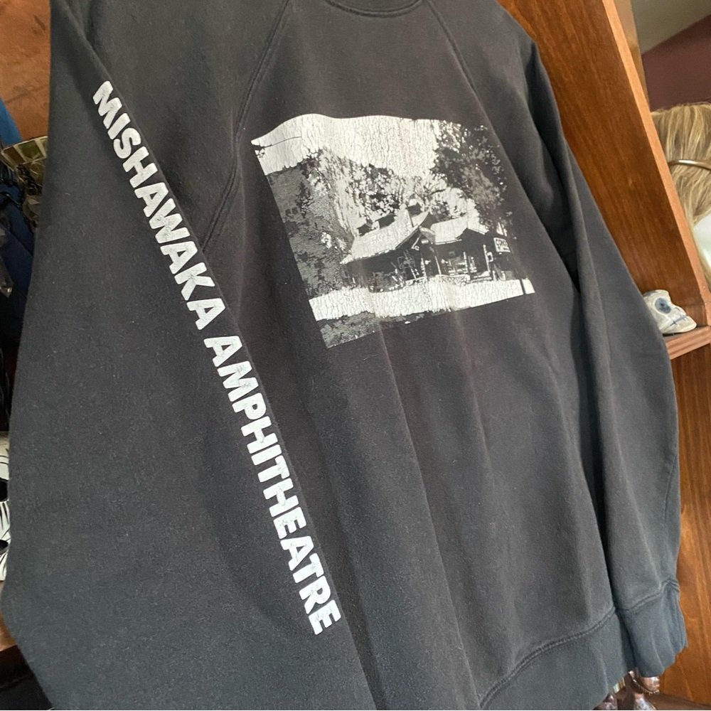 Mishawaka Amphitheatre - The Mish Colorado Black Sweatshirt Noodie - Size Small